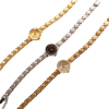 Women's Vintage Quartz Wristwatch — Gold & Silver Mesh Bracelet Band, Small Round Dial