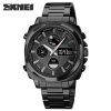 Black SKMEI 1673 men's fashionable waterproof sports watch.