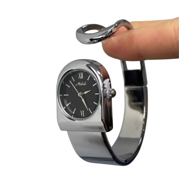 Mishali Vintage Luxury Women's Bangle Watch – Minimalist Quartz Bracelet & Leather Watch Collection