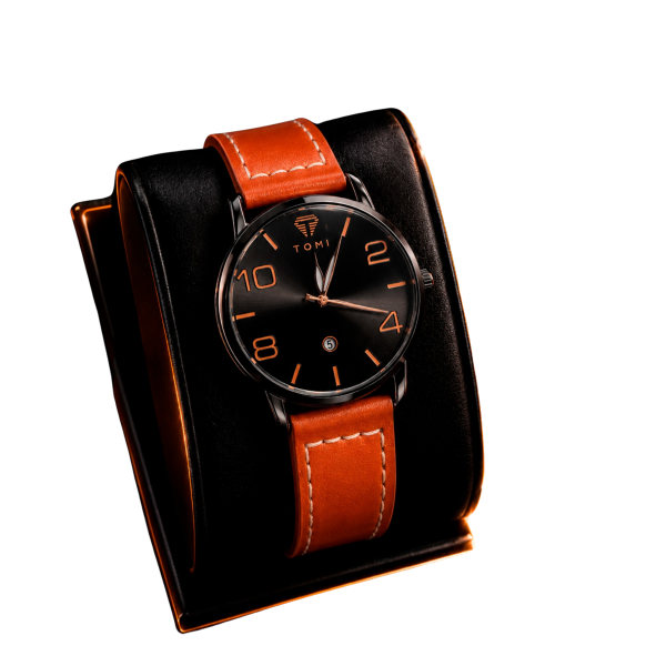 Premium Casual Quartz Wristwatch – Modern Analog Dial with Durable Leather Strap